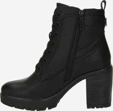 Refresh Lace-Up Ankle Boots in Black