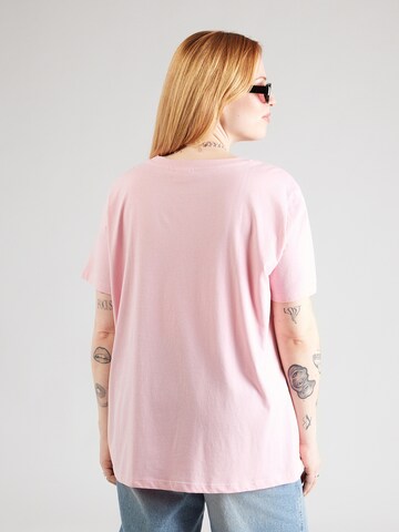 ONLY Carmakoma T-Shirt 'CARJOSSI' in Pink