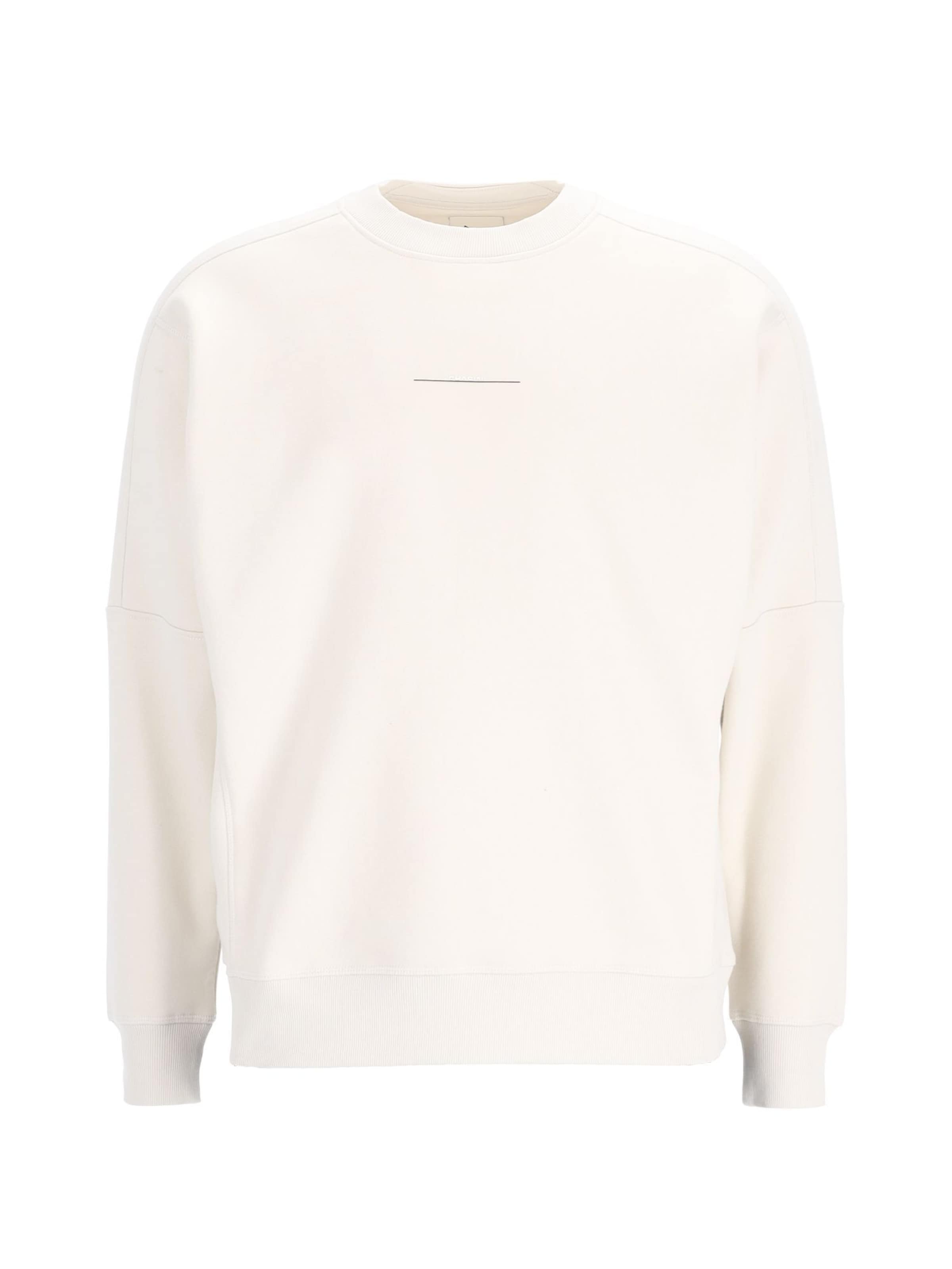 CHASIN' Sweatshirt 'Ido' in Weiß: Vorderseite