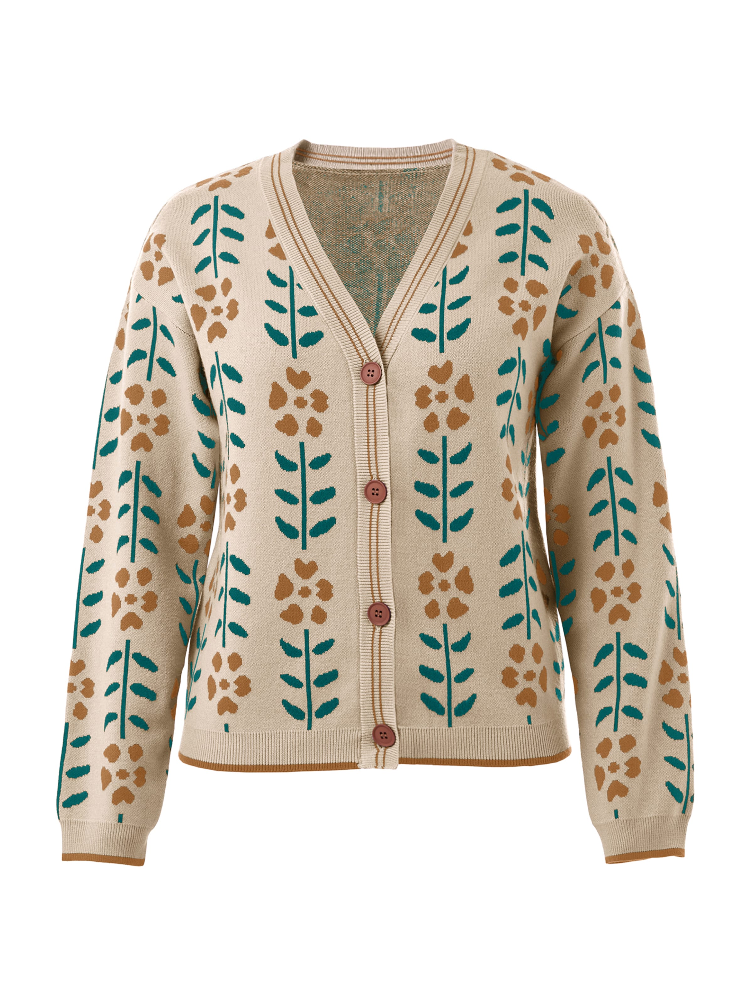 Imily Bela Kardigán - Oranžová: predná strana