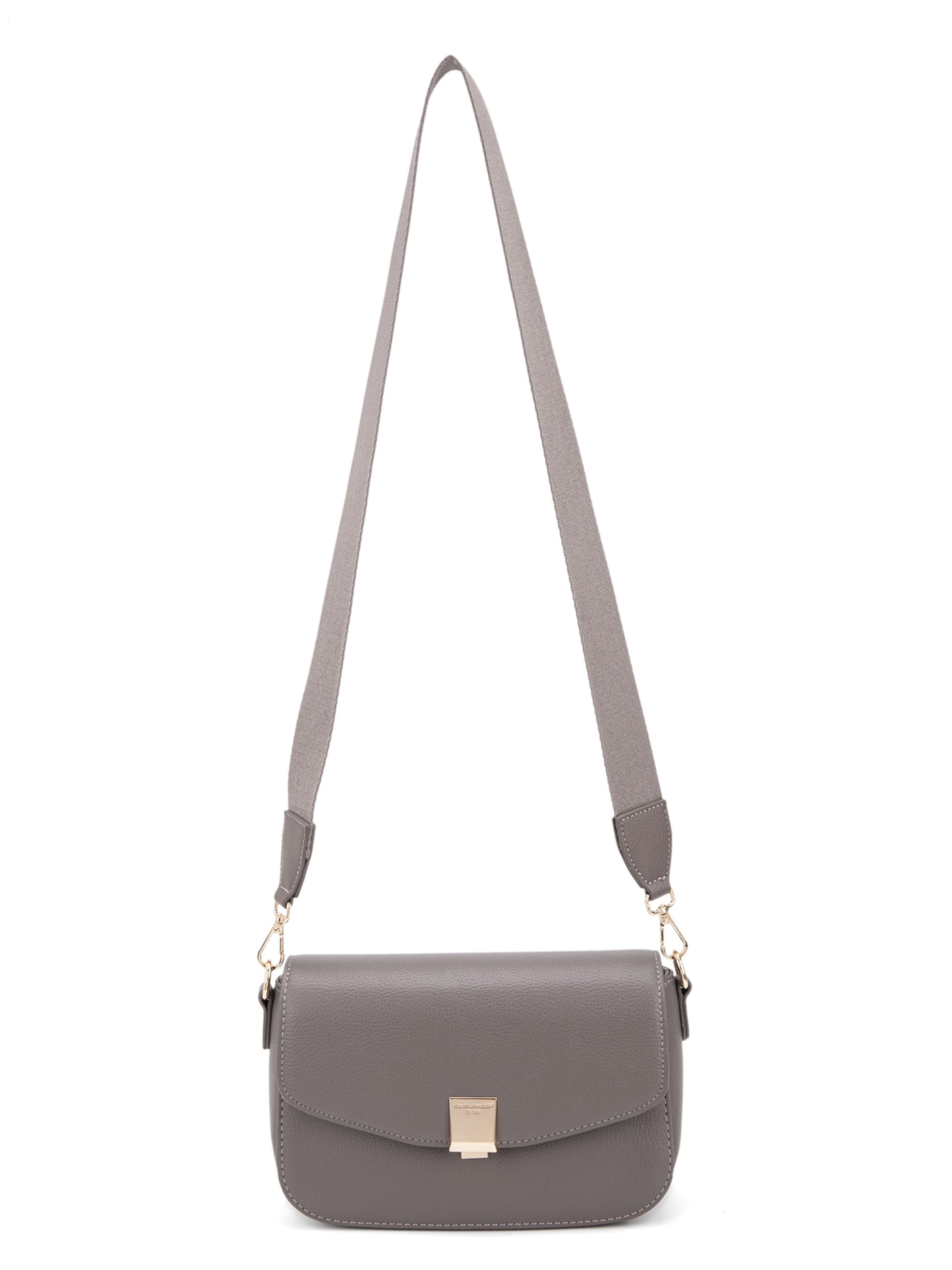 Borsa a spalla 'Celestia Elite' di David Jones in grigio: frontale