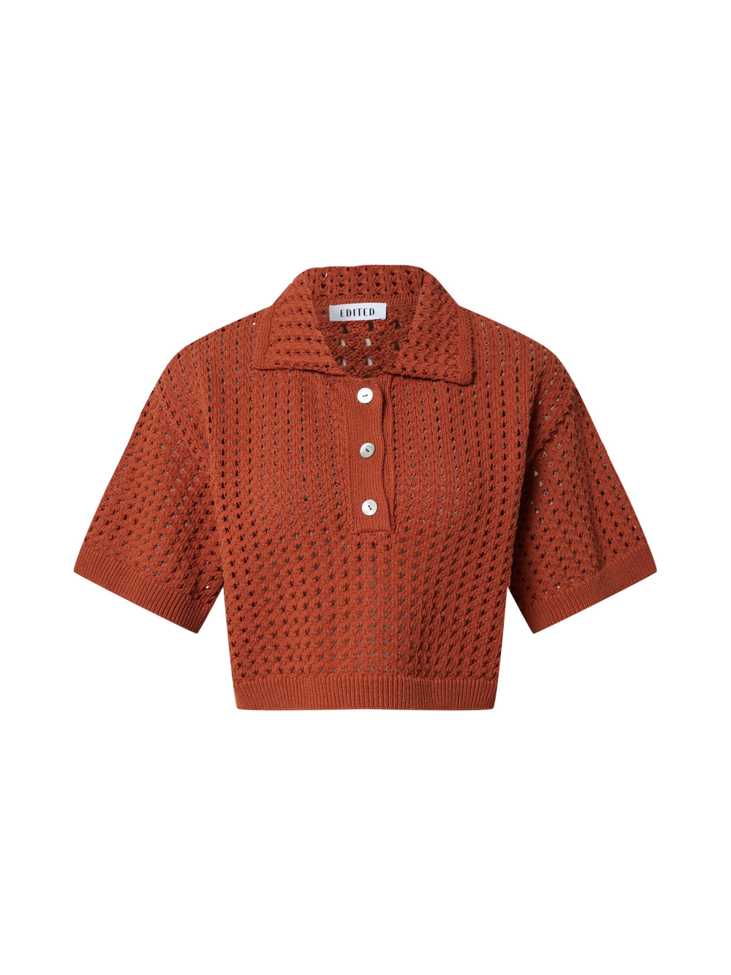 Pullover 'Jule' di EDITED in marrone: frontale