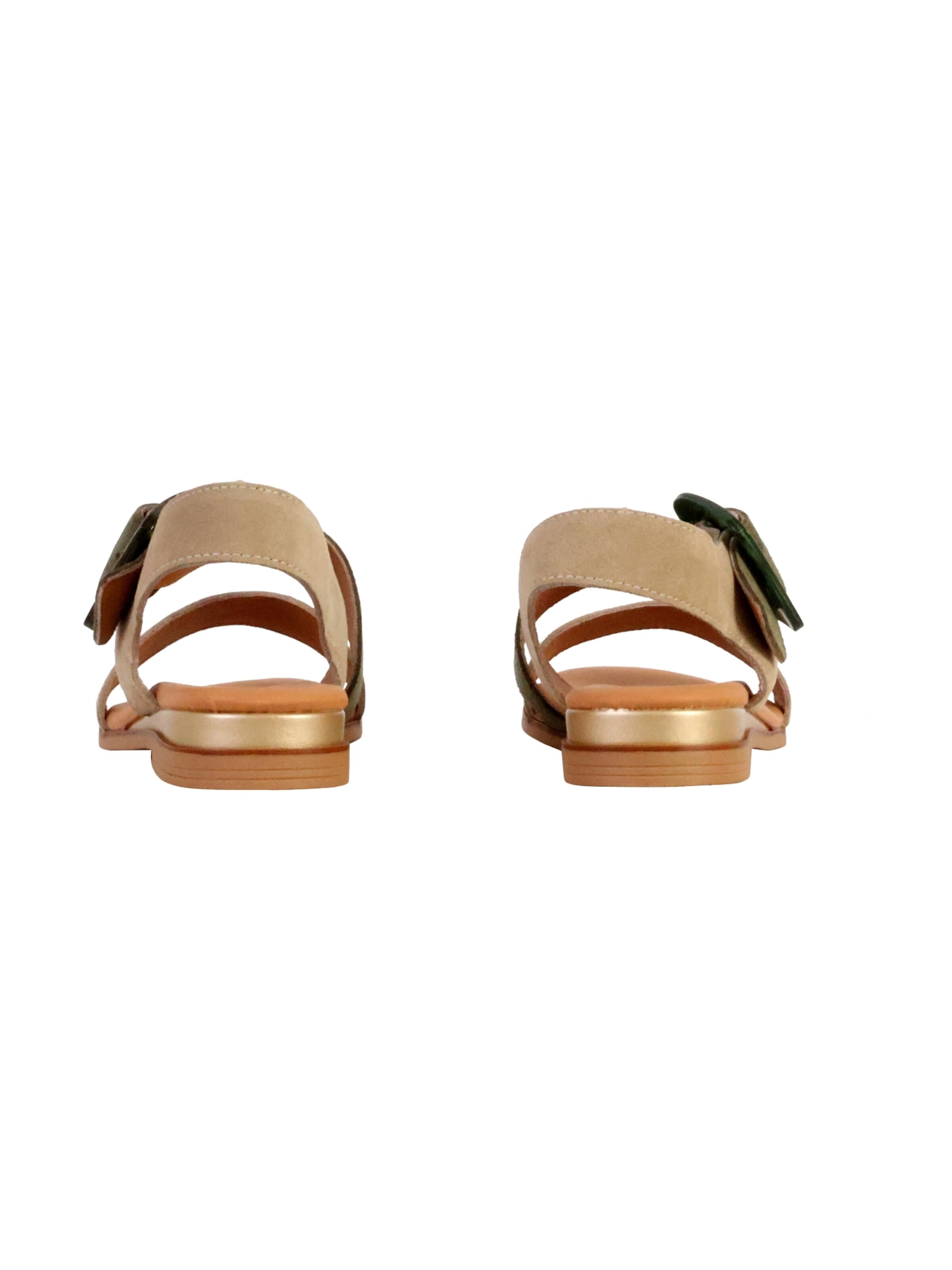 The Divine Factory Sandaal 'Alenoa-Ledersandalen' in Groen