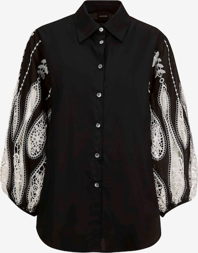 MADELEINE Bluse in schwarz / weiß, Produktansicht