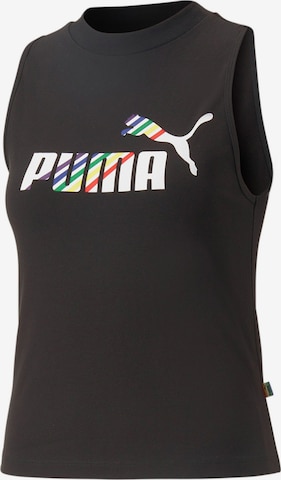 PUMA - Top desportivo em preto: frente