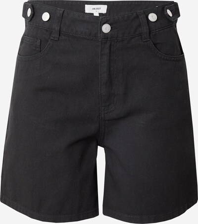 OBJECT Shorts 'GLORY' in black denim, Produktansicht