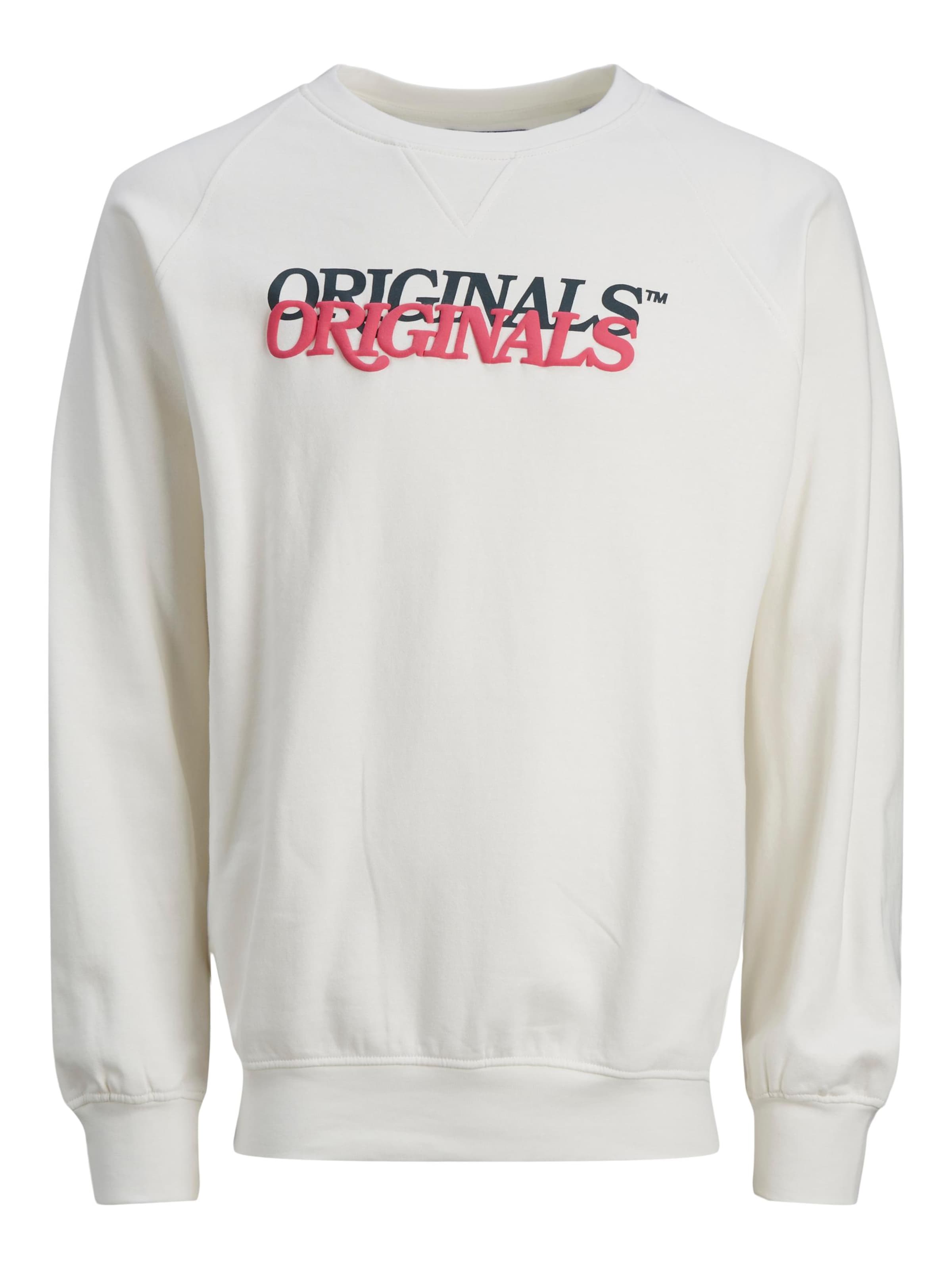 JACK & JONES Sweatshirt 'JORRedhook' in White: front