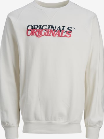 JACK & JONES Sweatshirt 'JORRedhook' in White: front