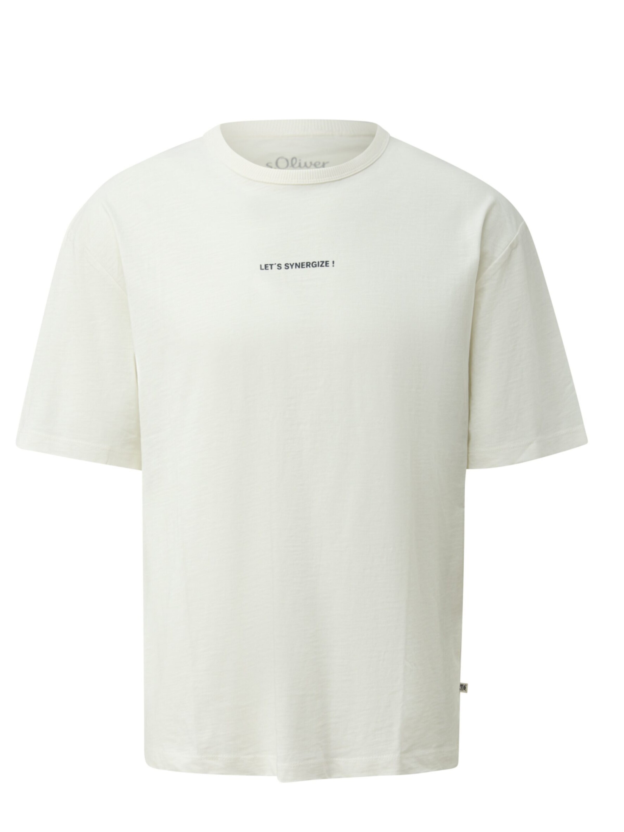 s.Oliver Shirt 's.Oliver - Heren t-shirt' in Wit: voorkant