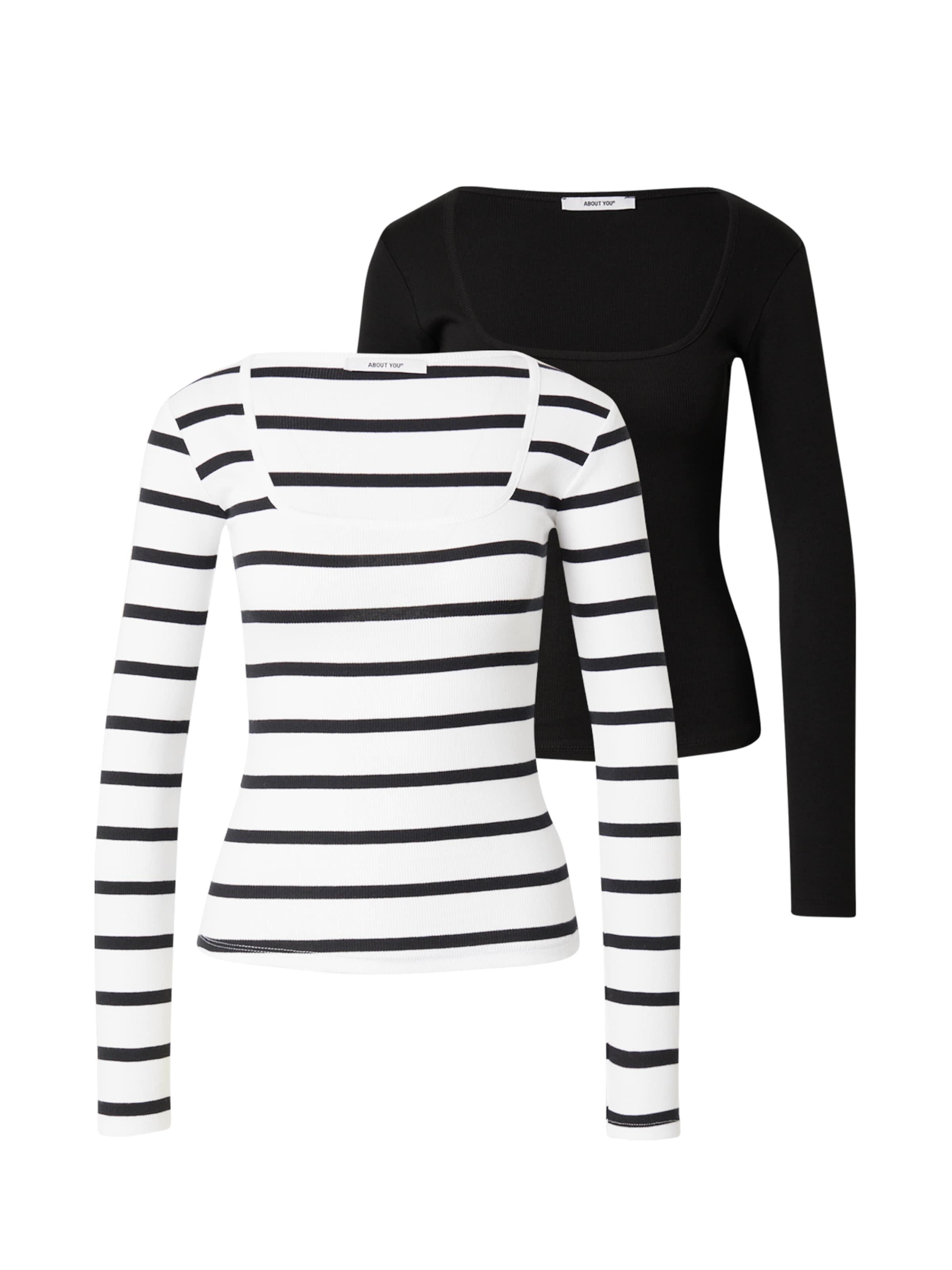 ABOUT YOU Shirt &#x27;Sita&#x27; in Schwarz: Vorderseite