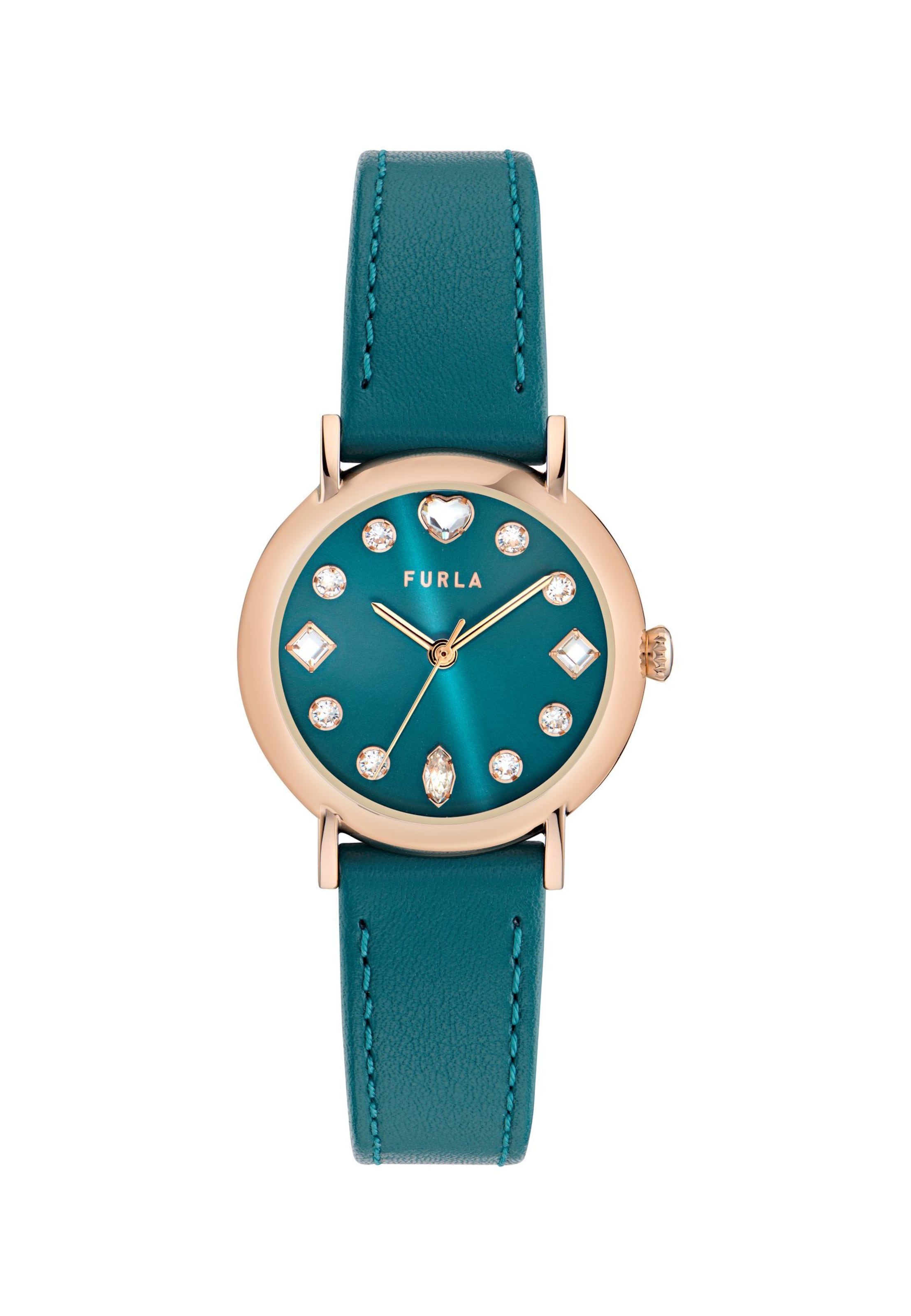 FURLA Analoguhr in Blau: Vorderseite