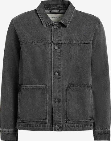 Veste mi-saison 'Barto' khujo en noir : devant