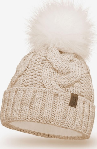 Bonnet '7014' Vivisence en beige : devant