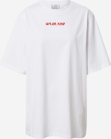 T-shirt WEARKND en blanc : devant