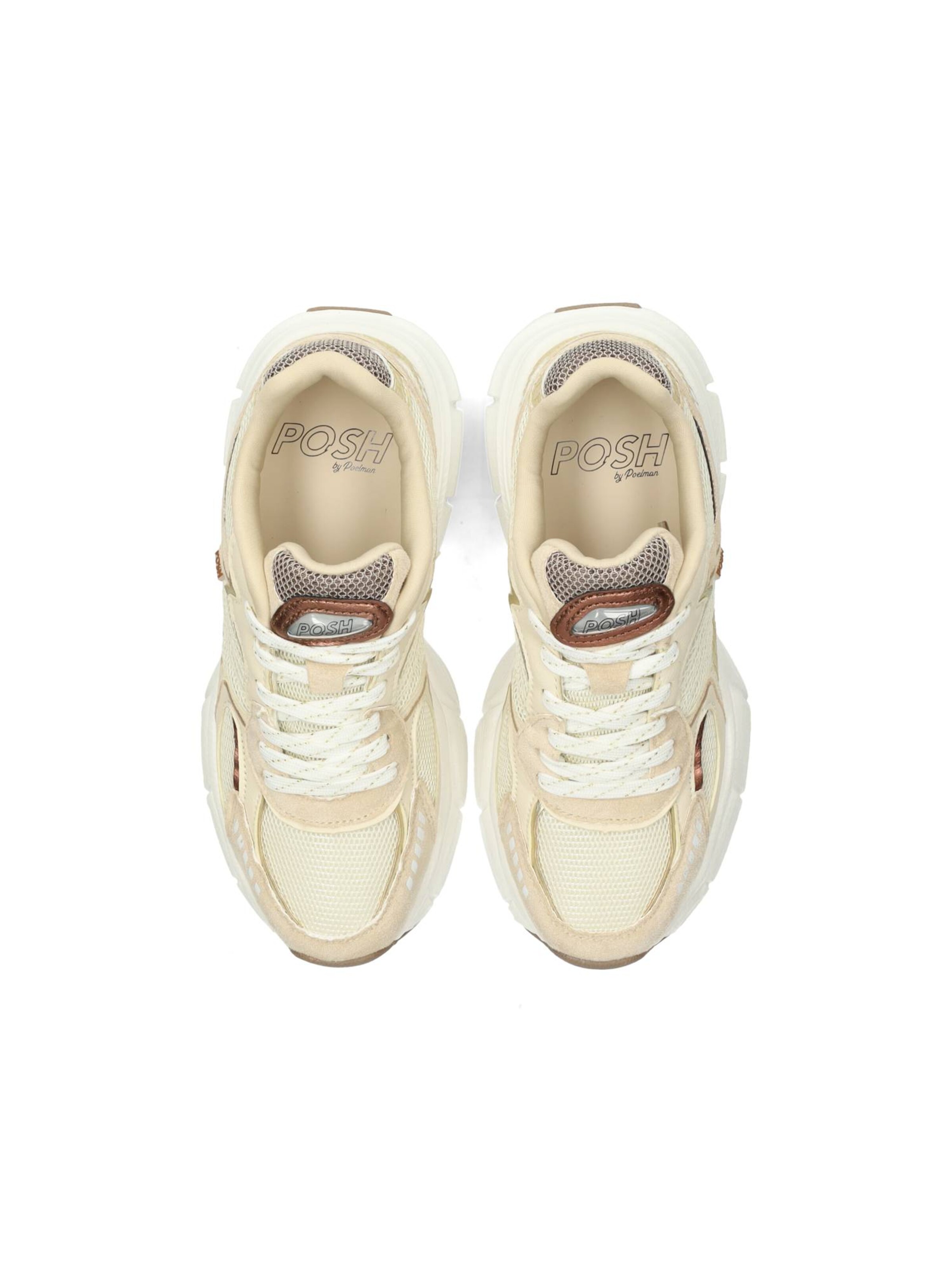 POSH by Poelman Sneakers laag 'Lise' in Beige