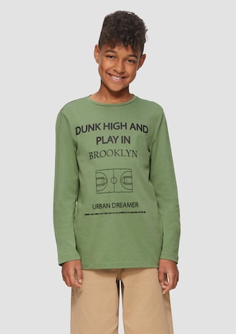T-Shirt s.Oliver en vert : devant