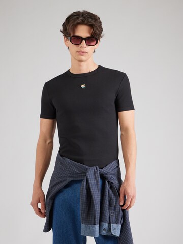 Calvin Klein JeansMajica - crna boja: prednji dio
