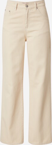 LENI KLUM x ABOUT YOU Wide leg Jeans 'Tyra' in White: front