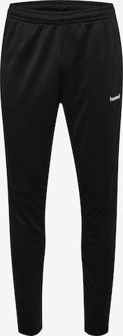 Regular Pantalon de sport Hummel en noir : devant