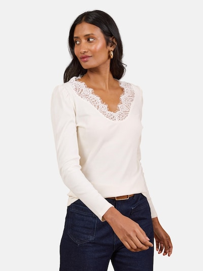 love & roses Camiseta en XS en blanco, Vista del producto