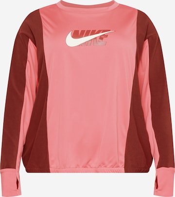 NIKESportska sweater majica - roza boja: prednji dio