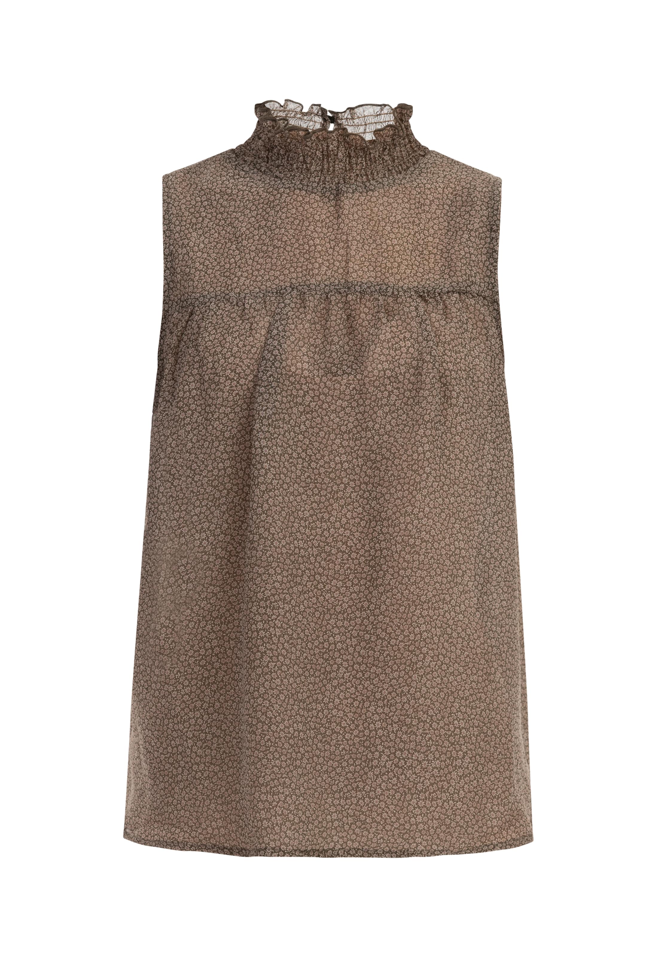 DreiMaster Vintage Μπλούζα σε καφέ: μπροστά