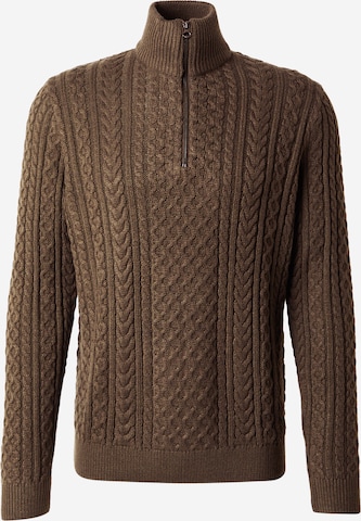 Pull-over 'JPRBLUSean' JACK & JONES en vert : devant