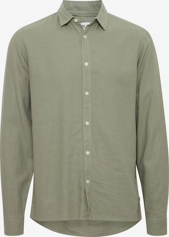!Solid Regular fit Overhemd ' ENEA ' in Groen: voorkant