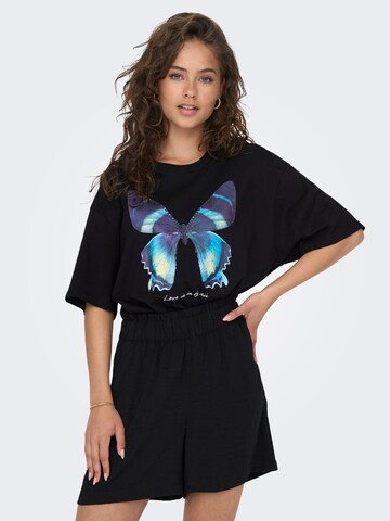 ONLY T-Shirt 'SANNE' in Schwarz: Vorderseite