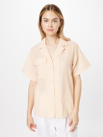 Camicia da donna 'Mili' di A-VIEW in arancione: frontale