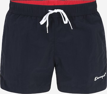 Champion Authentic Athletic Apparel Rövid fürdőnadrágok - kék: elől