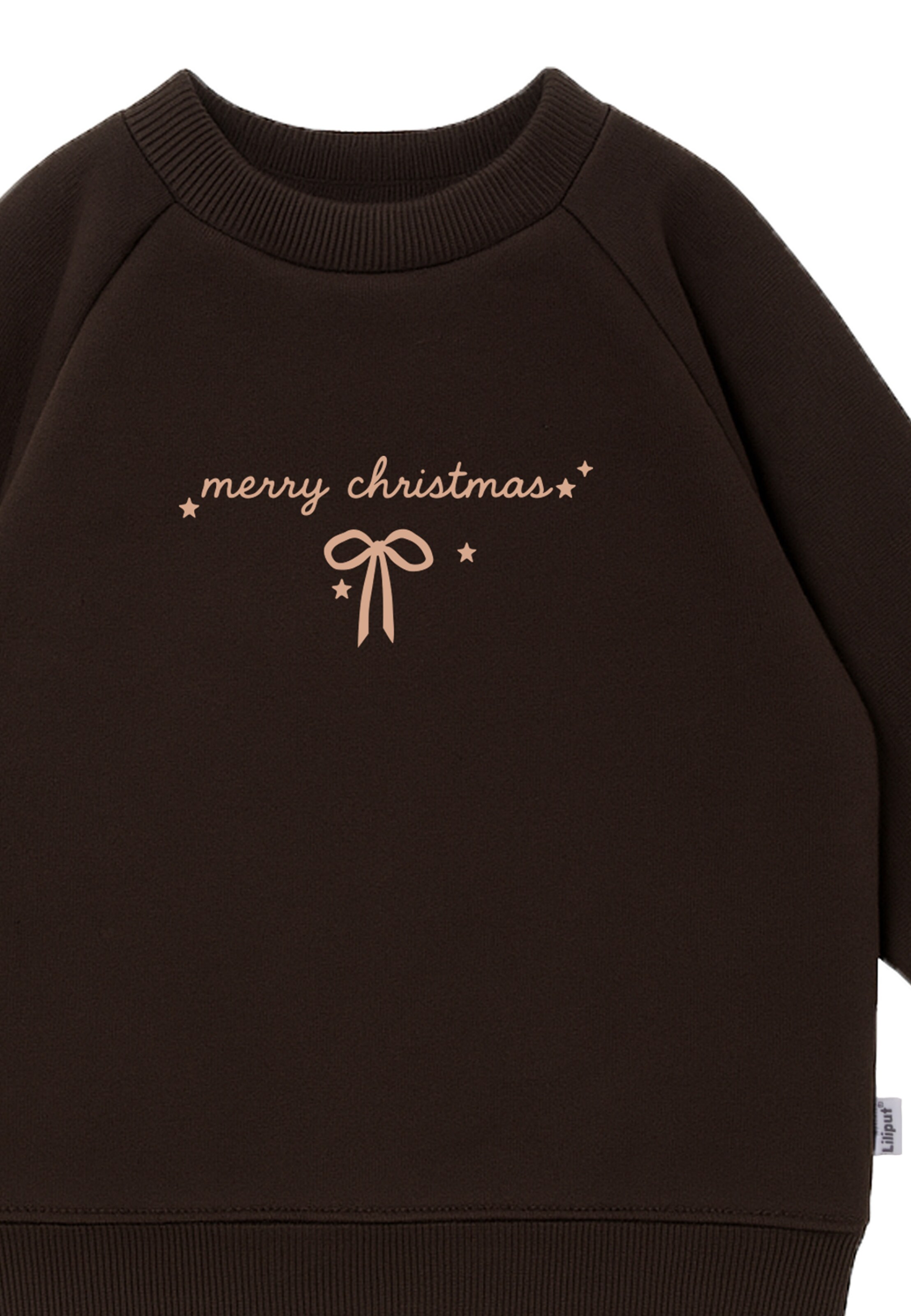 LILIPUT Sweatshirt 'merry christmas' in Brown