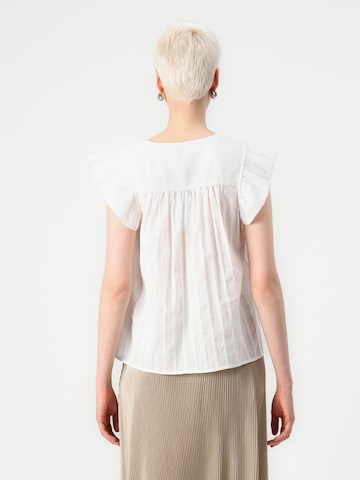 Chemisier 'JDYEVA TIE' JDY en blanc