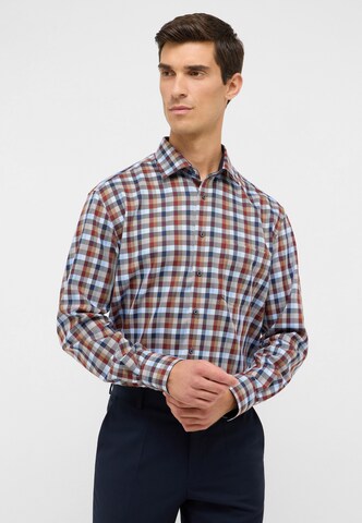 ETERNA Regular fit Business shirt in Blue: front
