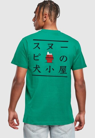 T-Shirt 'Peanuts - House of Snoopy' Merchcode en vert