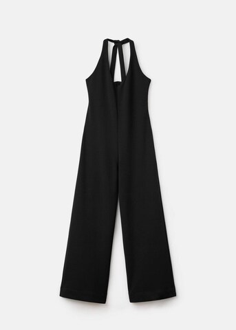 MANGO TEEN Dungarees 'Monito' in Black