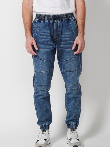 KOROSHI Regular Jeans in Blau: Vorderseite