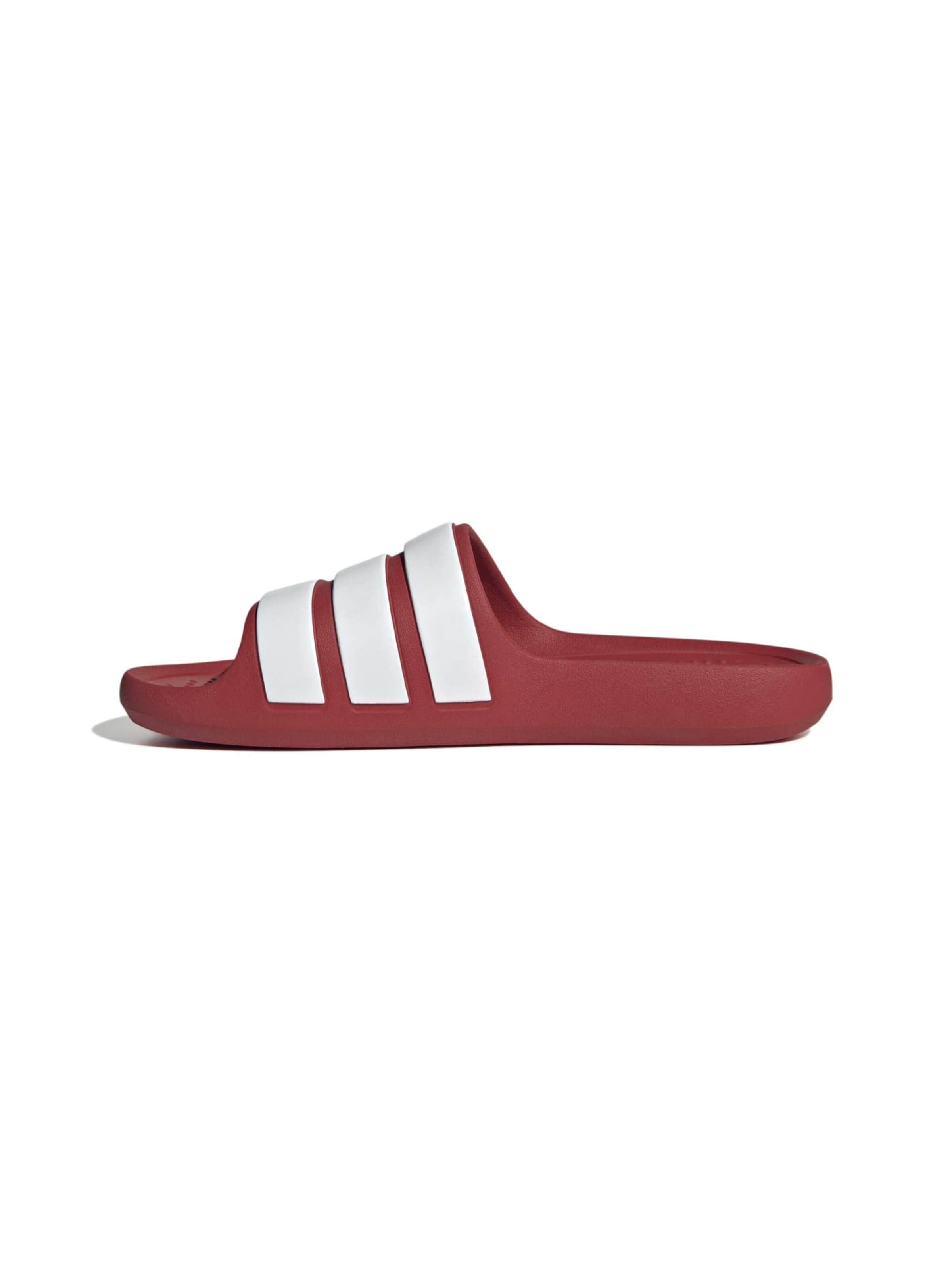 ADIDAS SPORTSWEAR Plätu 'ADILETTE FLOW', värv punane