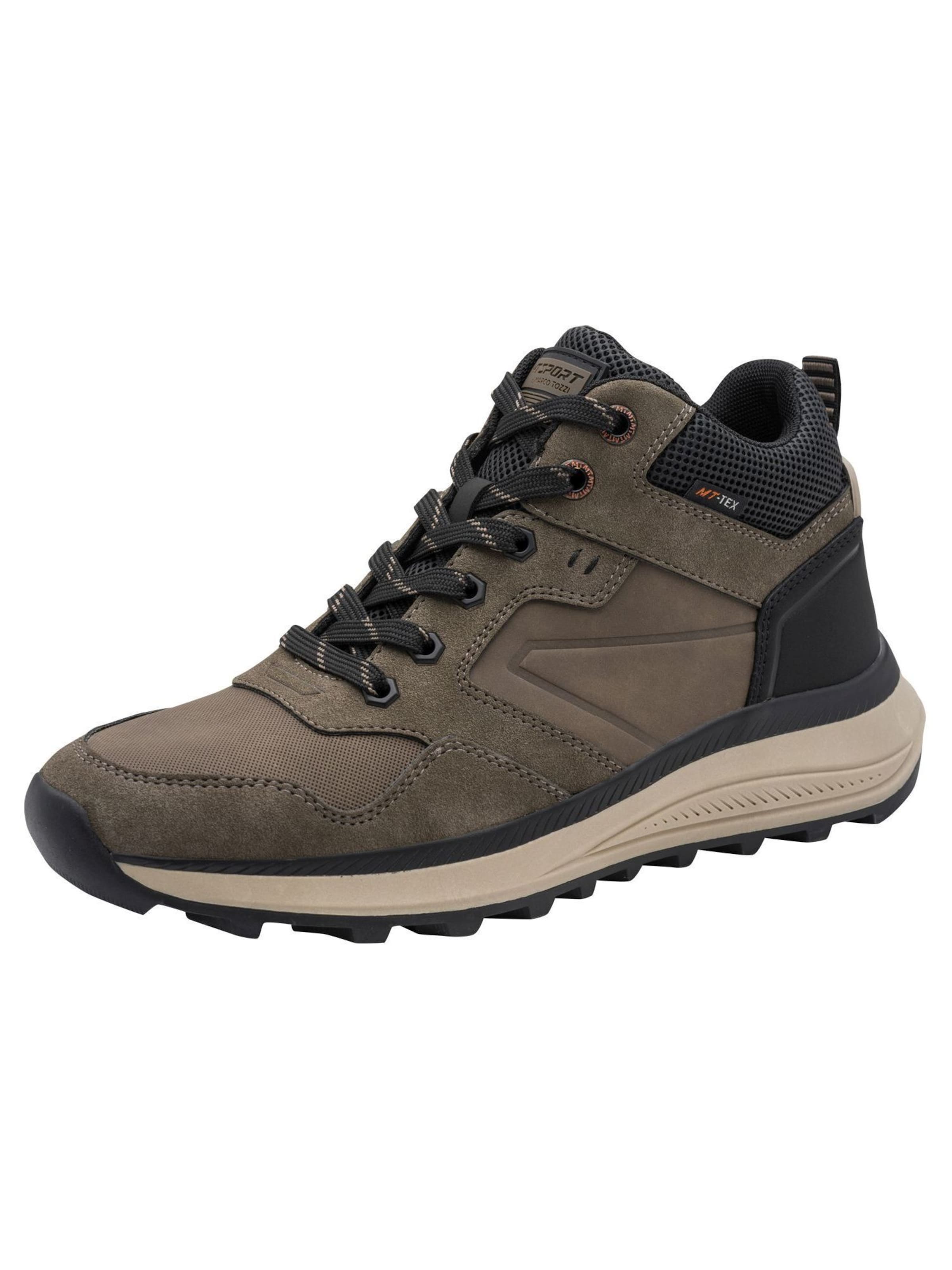 MARCO TOZZI Schnürboots in Beige: Vorderseite