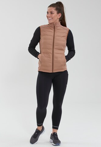 Gilet sportivo 'Reitta' di ENDURANCE in marrone