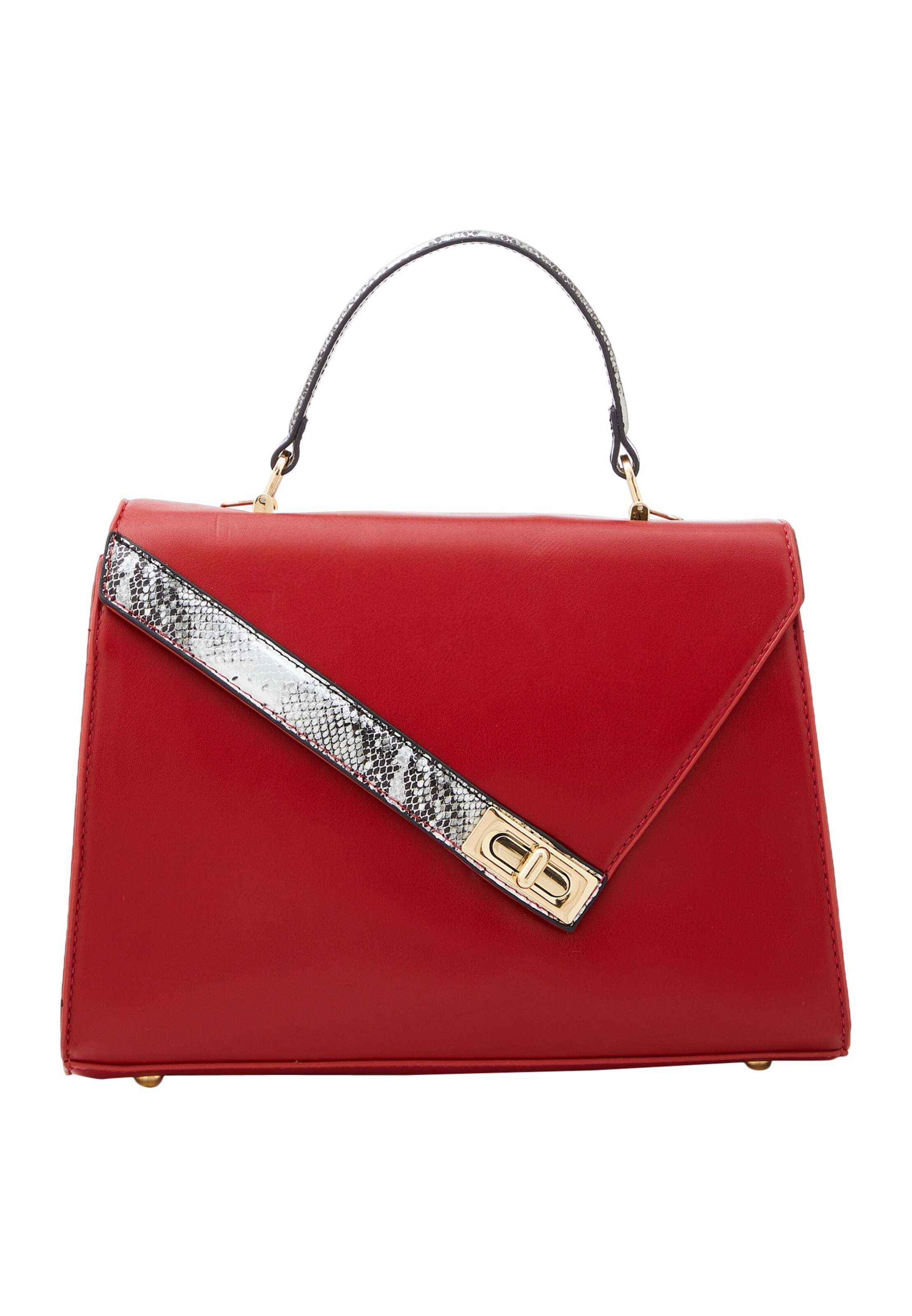 Borsa a mano di Usha in rosso: frontale