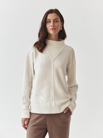 Pull-over 'PARKER' TATUUM en blanc : devant