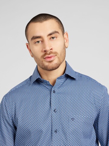 OLYMP - Ajuste regular Camisa en azul