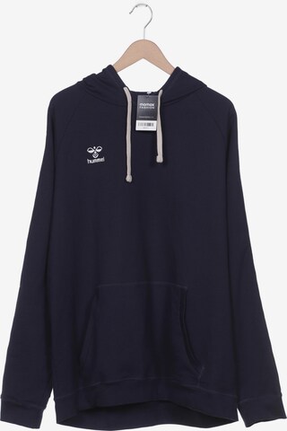 Hummel Sweatshirt & Zip-Up Hoodie in XXXL in Blue: front