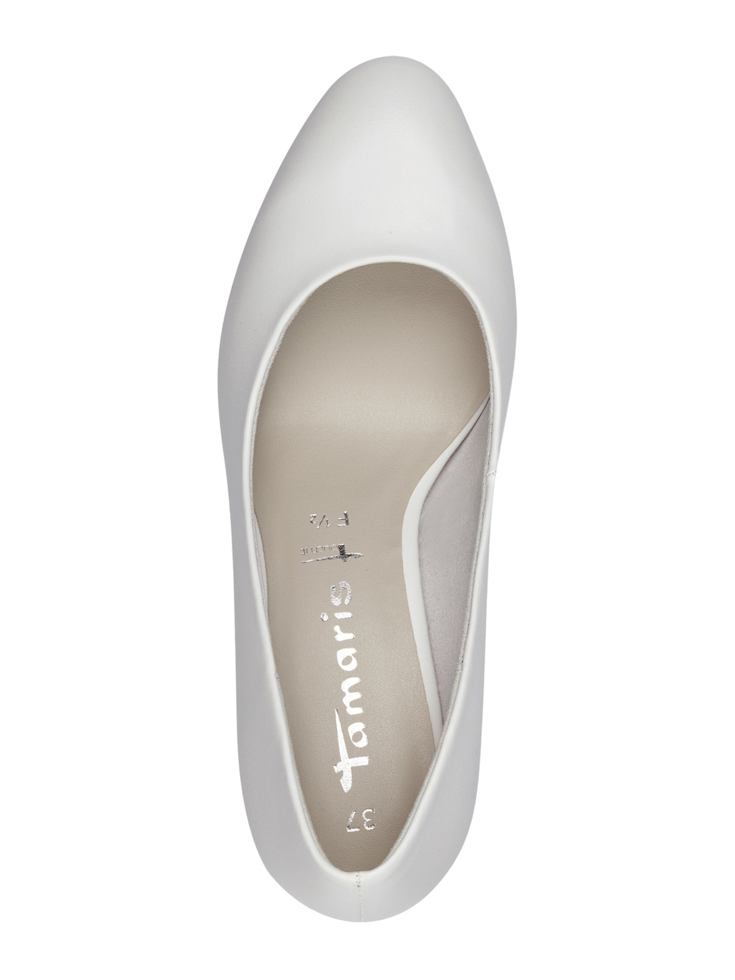 Tamaris - Zapatos con plataforma en blanco