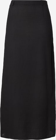 juoda The Base Theory Sijonas 'MAXI LINEN SKIRT': priekis