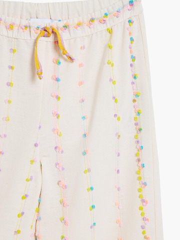 Desigual Štandardný strih Nohavice - Biela