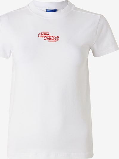 KARL LAGERFELD JEANS Paita värissä punainen / valkoinen, Tuotenäkymä