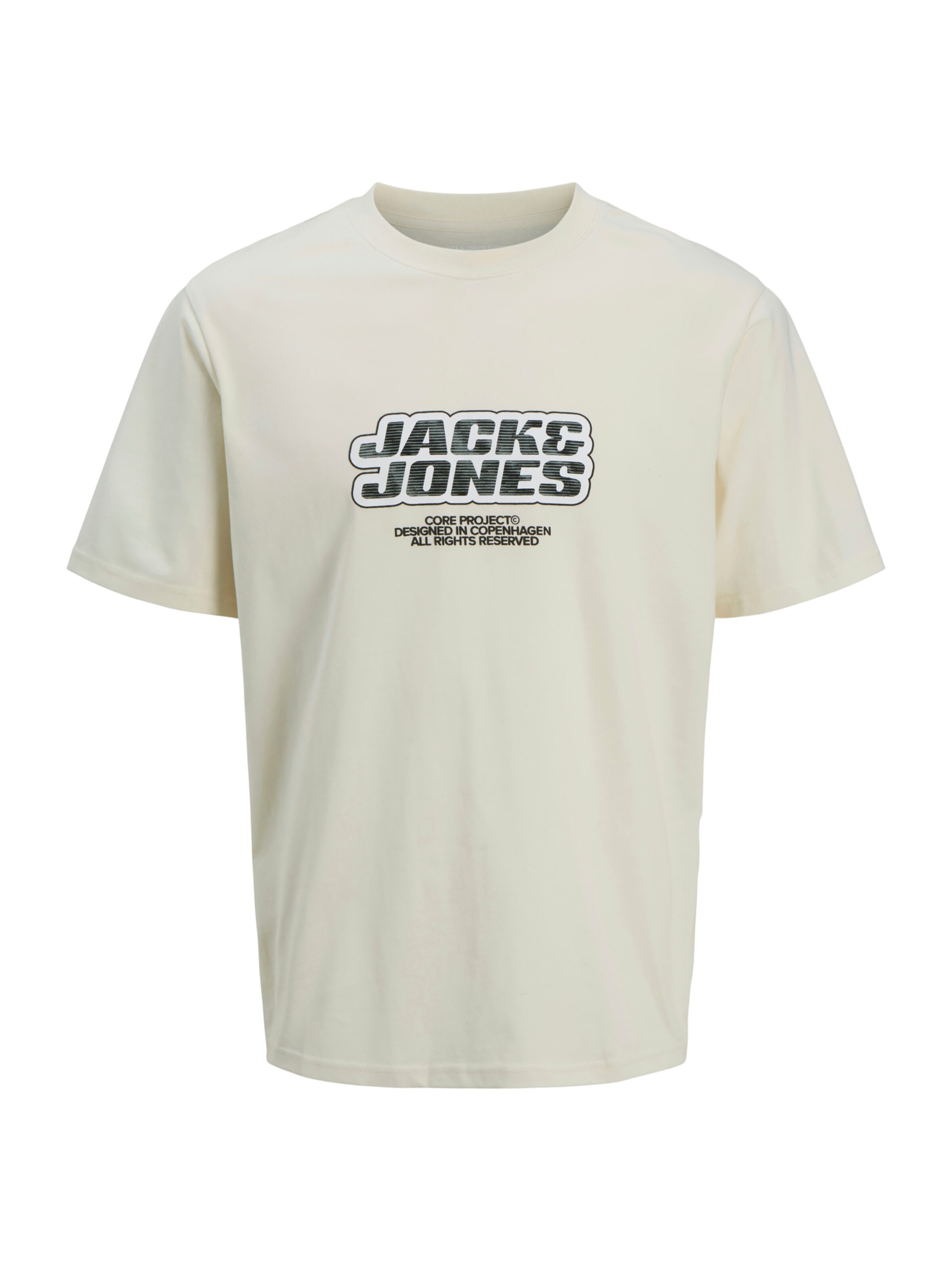 Jack & Jones Plus Μπλουζάκι 'JCOLido' σε κίτρινο: μπροστά