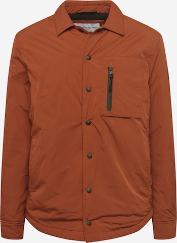 Calvin Klein JeansPrijelazna jakna - smeđa boja: prednji dio
